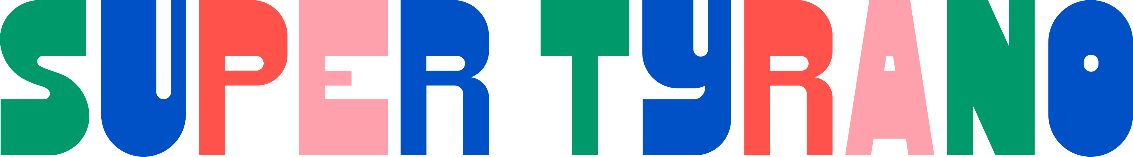 Logo de colores Helados Super Tyrano