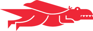 Logo Helados SuperTyrano Rojo
